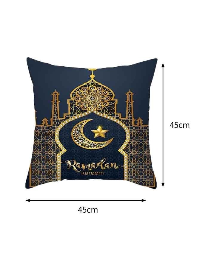 طقم غطاءين للوسائد الرمضانية الكريمة (18×18 بوصة)، هدية مثالية لوسائد الأريكة، ديكور أنيق. - Image 3